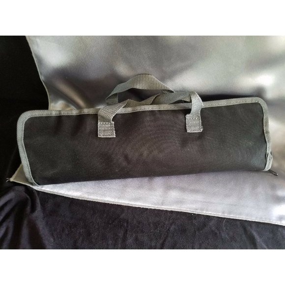 3-Piece Stainless Steel BBQ Grill Tool Set w/case Outdoor Camping Barbecue Tools - Picture 7 of 7